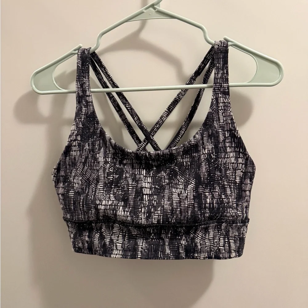 Lululemon Long Line Strappy Sports Bra - Picture 1 of 2